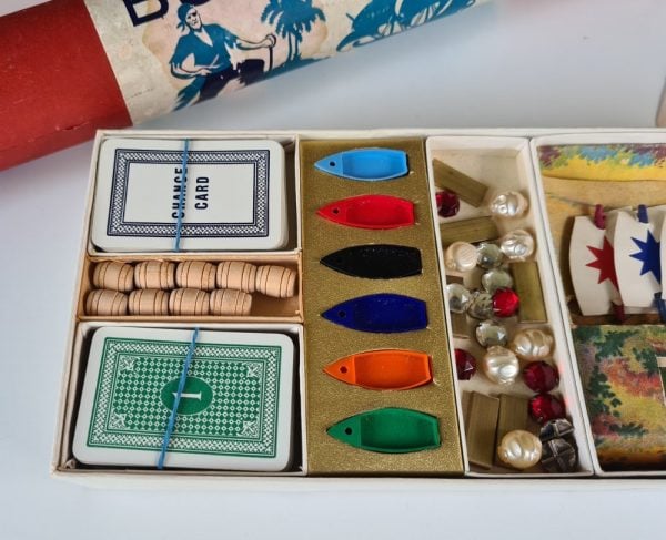 Vintage BUCCANEER Board Game by Waddingtons 1930's edition