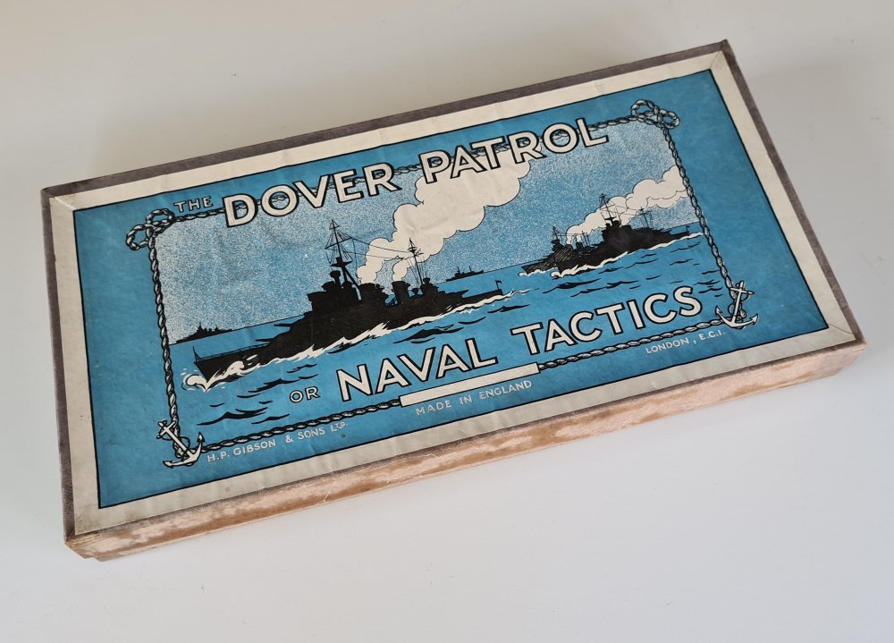 DOVER PATROL Naval Board Game 1940's Gibson