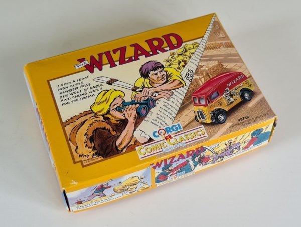 Vintage Corgi Classics 98758 Morris J Van 'Wizard Comic' Diecast Model