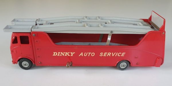 Vintage Dinky 983 Car Carrier Transporter and Trailer diecast model