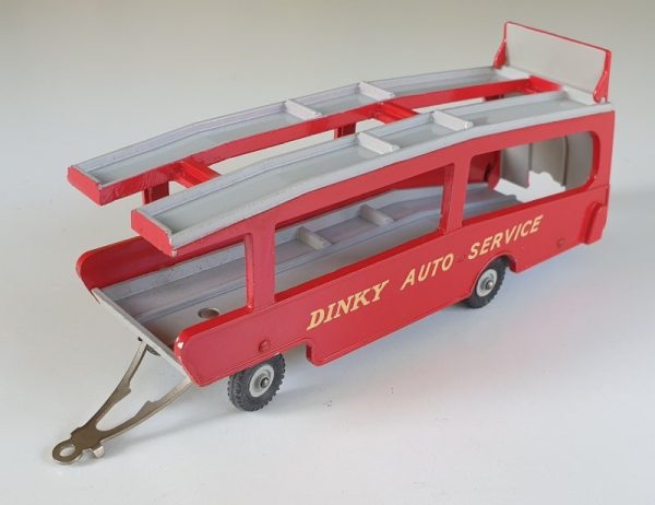 Vintage Dinky 983 Car Carrier Transporter and Trailer diecast model