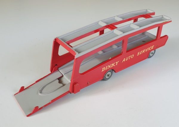 Vintage Dinky 983 Car Carrier Transporter and Trailer diecast model