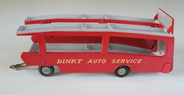 Vintage Dinky 983 Car Carrier Transporter and Trailer diecast model