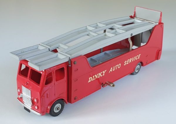 Vintage Dinky 983 Car Carrier Transporter and Trailer diecast model