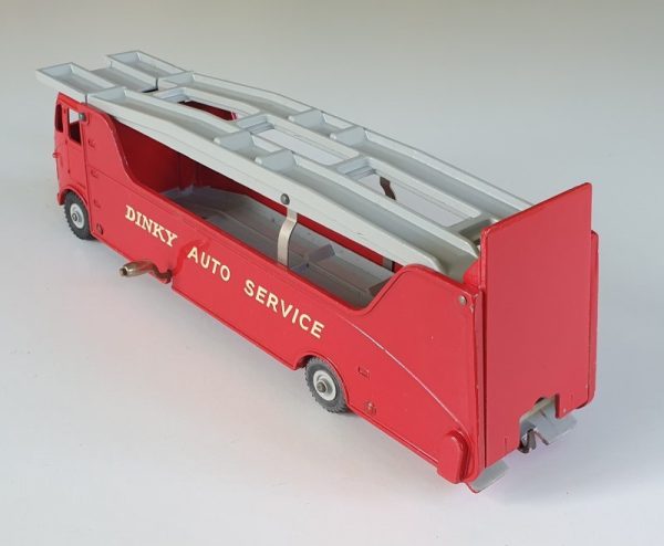 Vintage Dinky 983 Car Carrier Transporter and Trailer diecast model