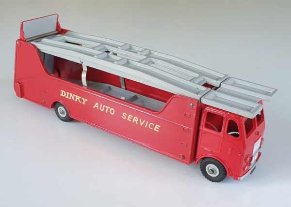 Vintage Dinky 983 Car Carrier Transporter and Trailer diecast model