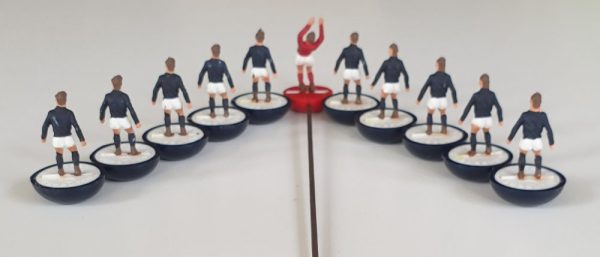 Vintage Subbuteo HW team 44 Dundee Falkirk 1960's 1970's